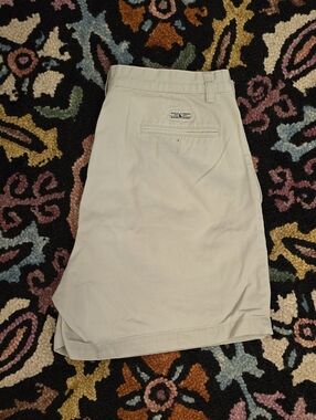 🔥🔥Y2K Polo by Ralph Lauren Men’s Light Cream Flat Front Chino Shorts🔥🔥Size34